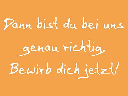 Bewirb dich jetzt!