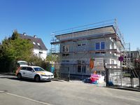 Montage Einfamilienhaus mit Pultdach