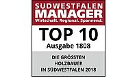 Top 10 Siegel Südwestfalen Manager "Die größten Holzbauer 2018"