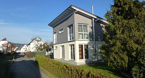 Einfamilienhaus mit Pultdach