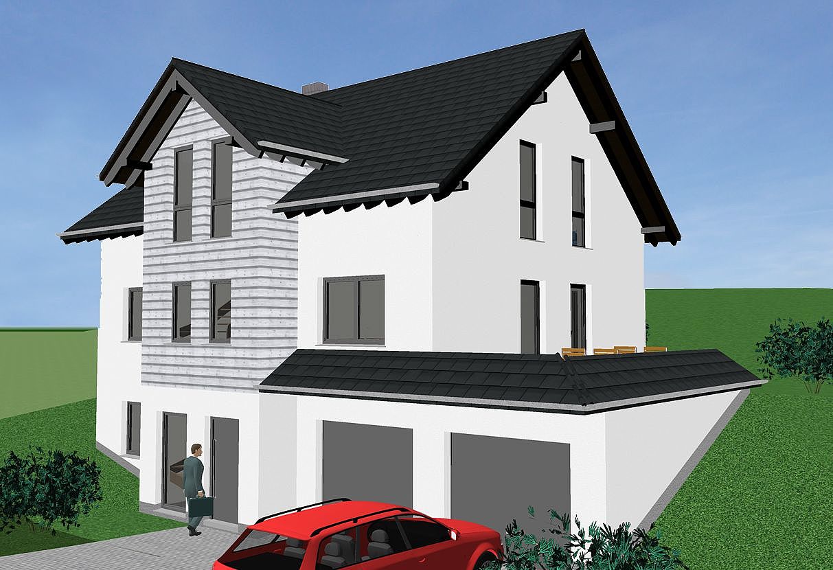 Haus Henke Einfamilienhaus Am Hang