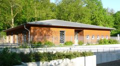 Kindergarten mit Holzfassade in Dortmund