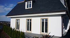 Einfamilienhaus mit Putzfassade