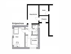 Grundriss Erdgeschoss Anbau
