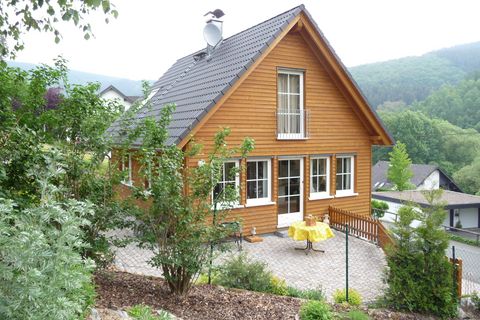 Ferienhaus mit Holzfassade