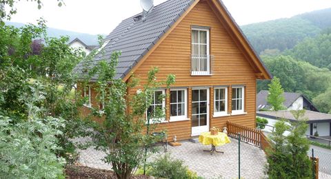Ferienhaus mit Holzfassade