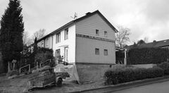 Vorherbild: Wohnhaus vor dem Anbau